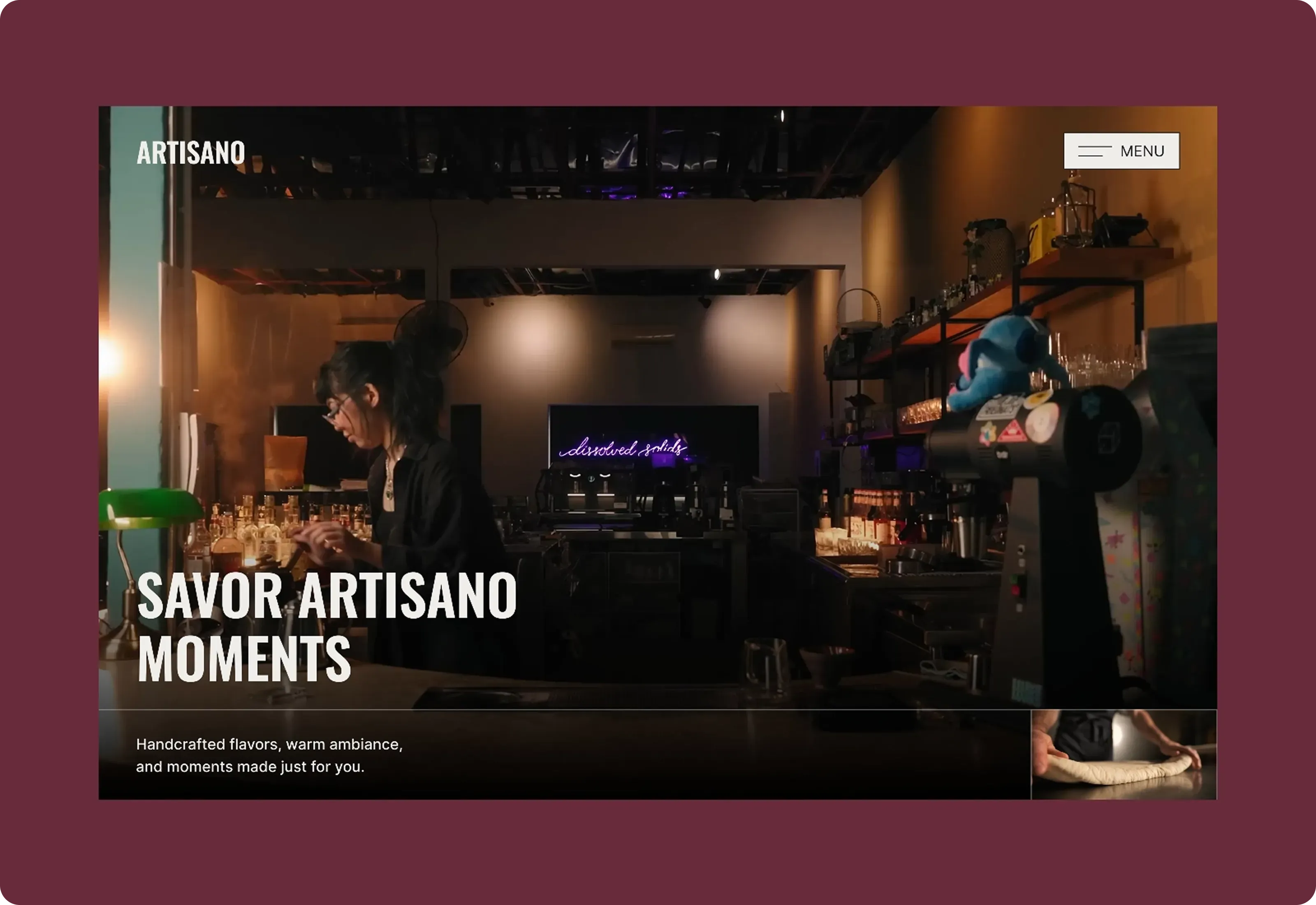 Artisano Cafe Bistro Website Template Optimized