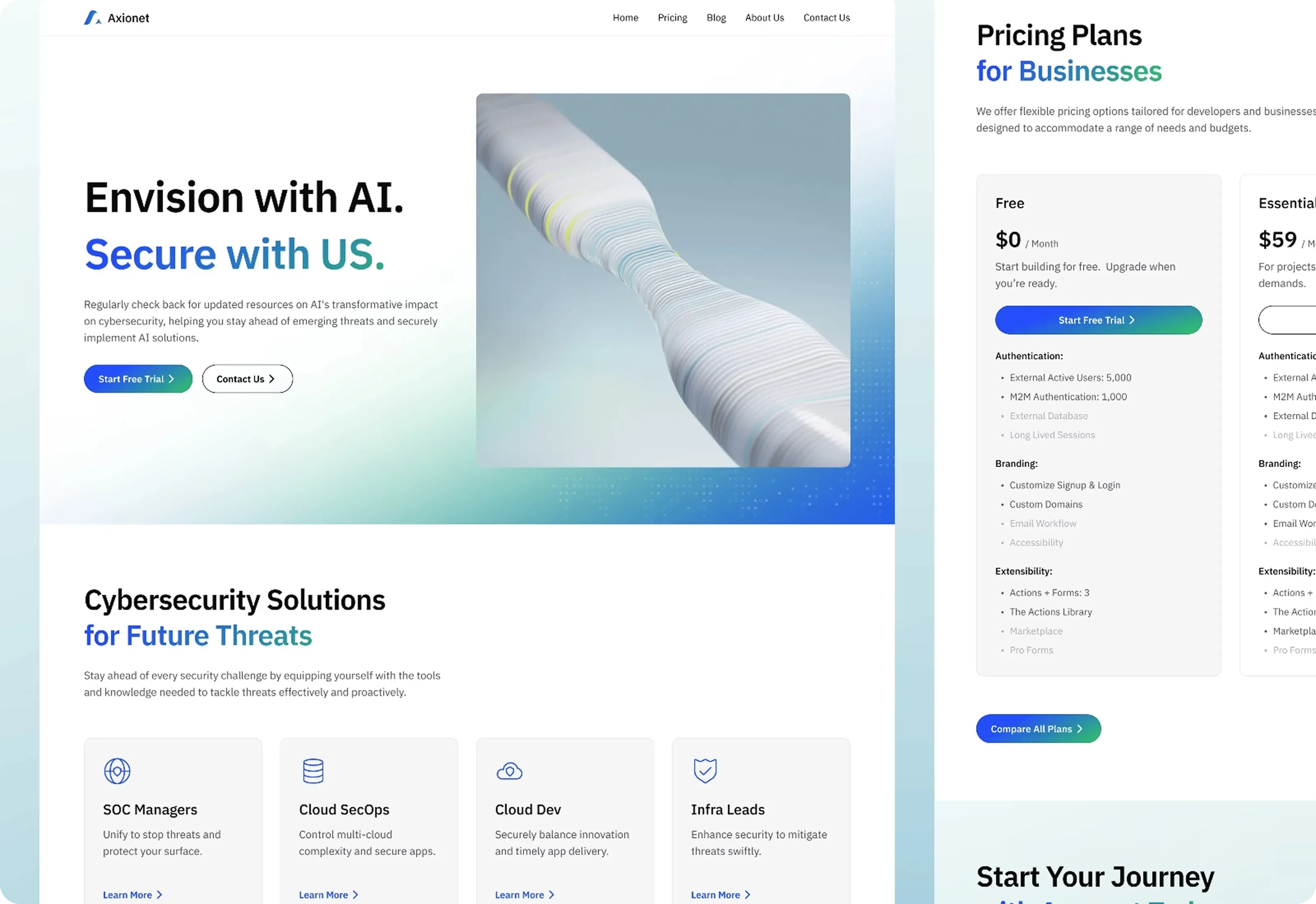 Axionet Ai Cyber Security Startup Optimized