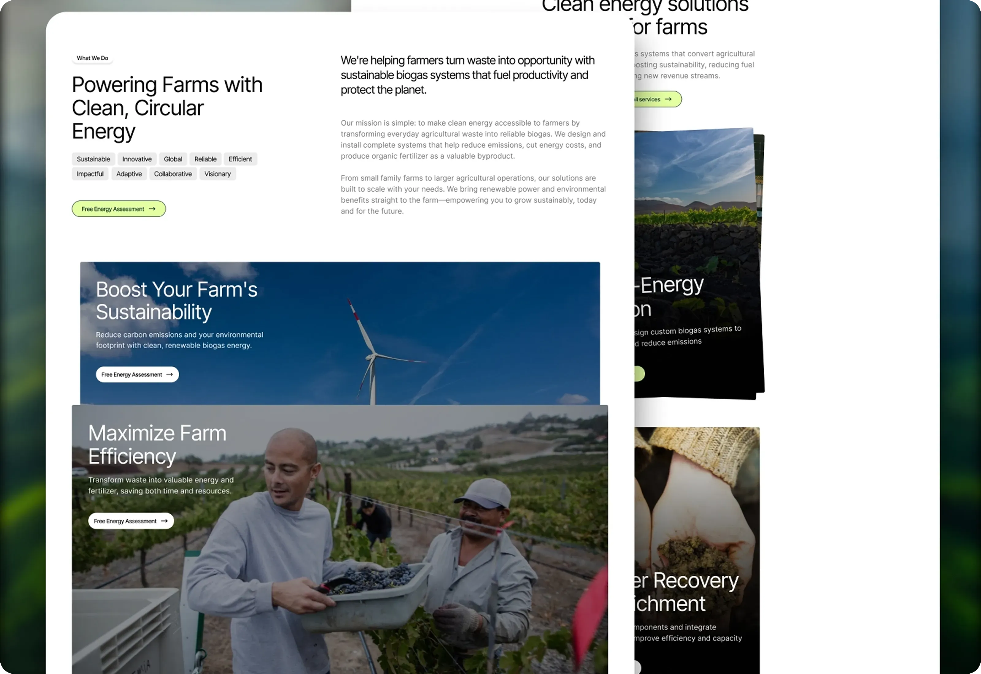 Biogax Renewable Energy Website Optimized