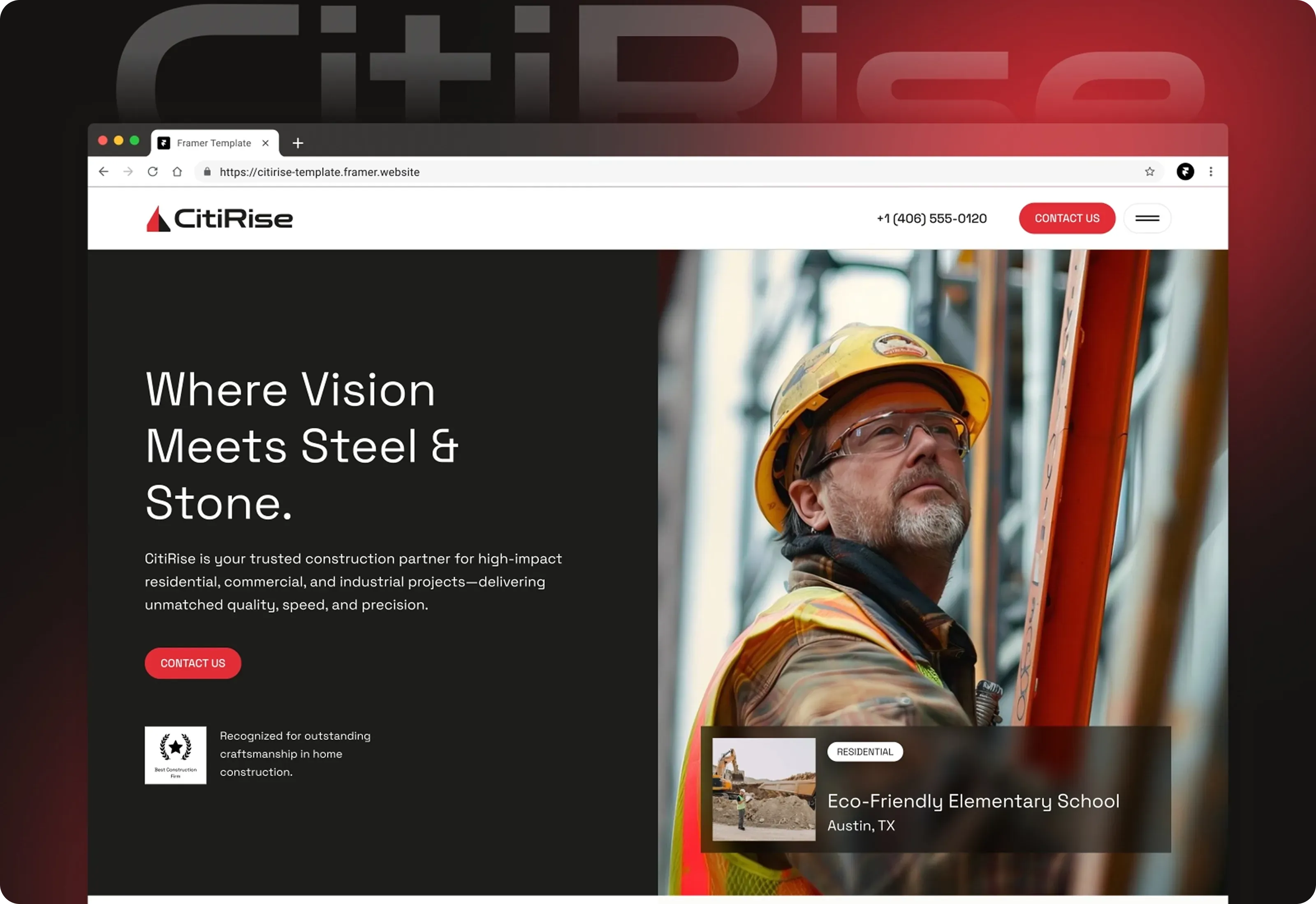 Citi Rise Best Construction Website Optimized