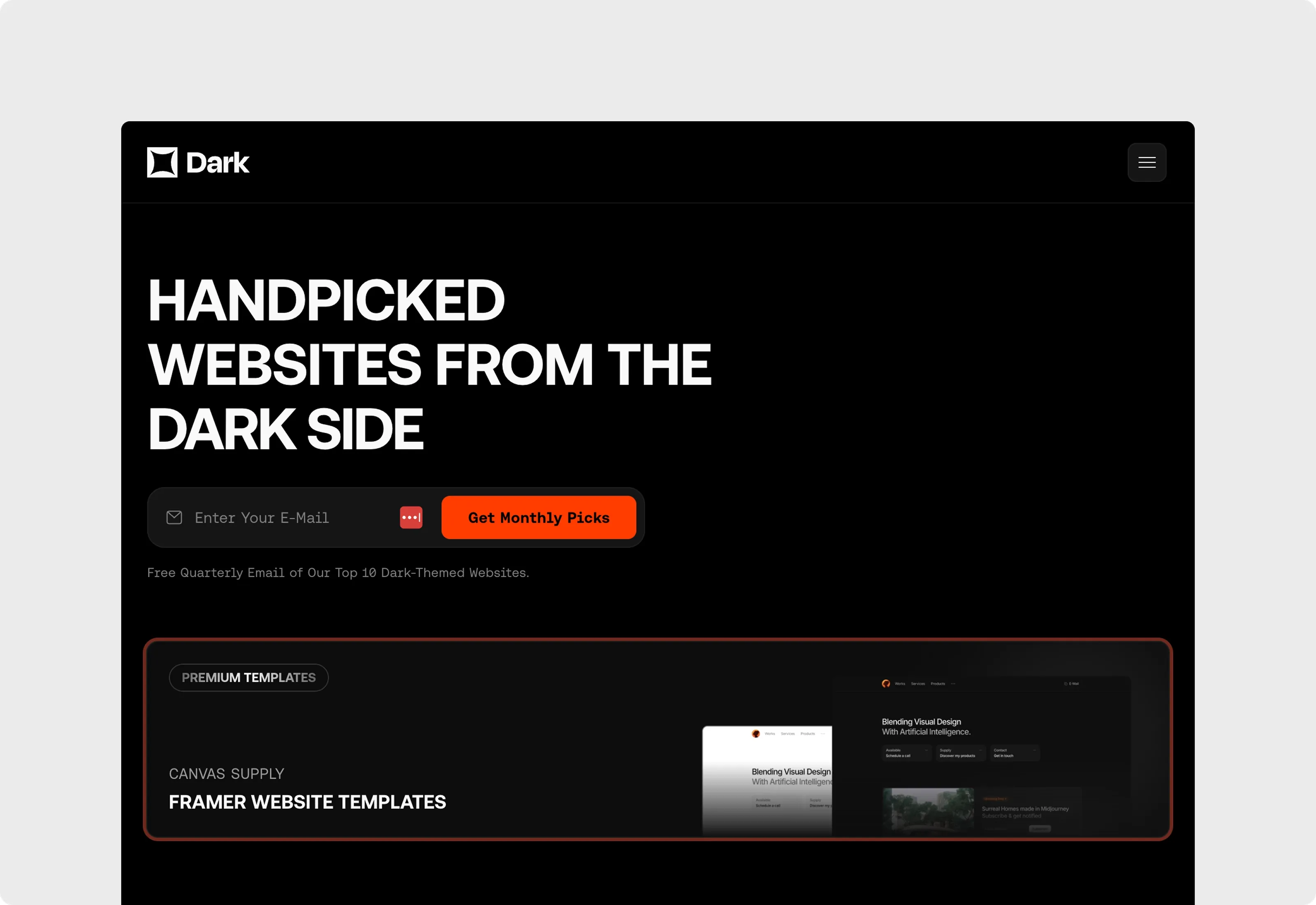 Dark Design Optimized