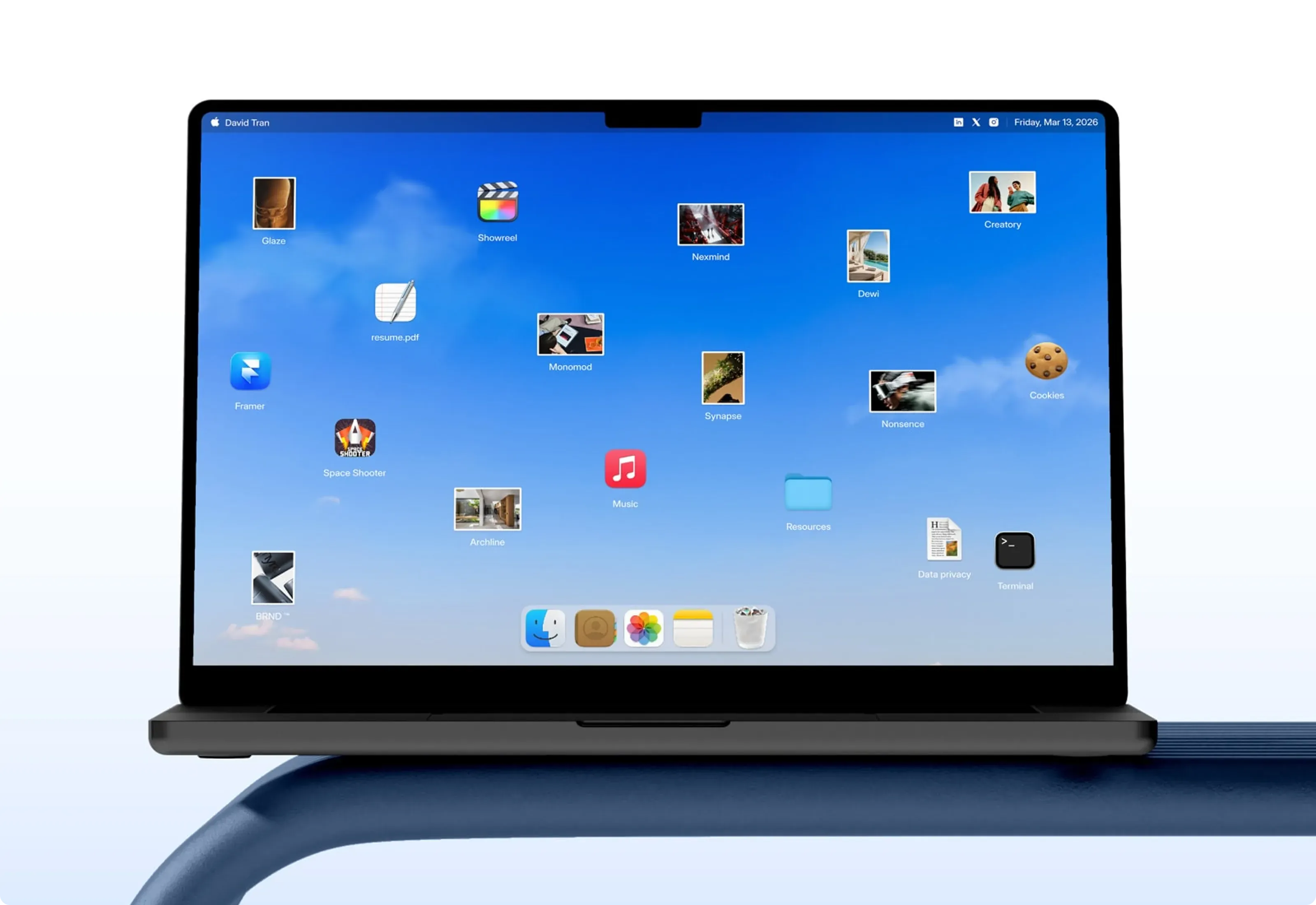Dockfolio Mac Os Portfolio Experience Optimized
