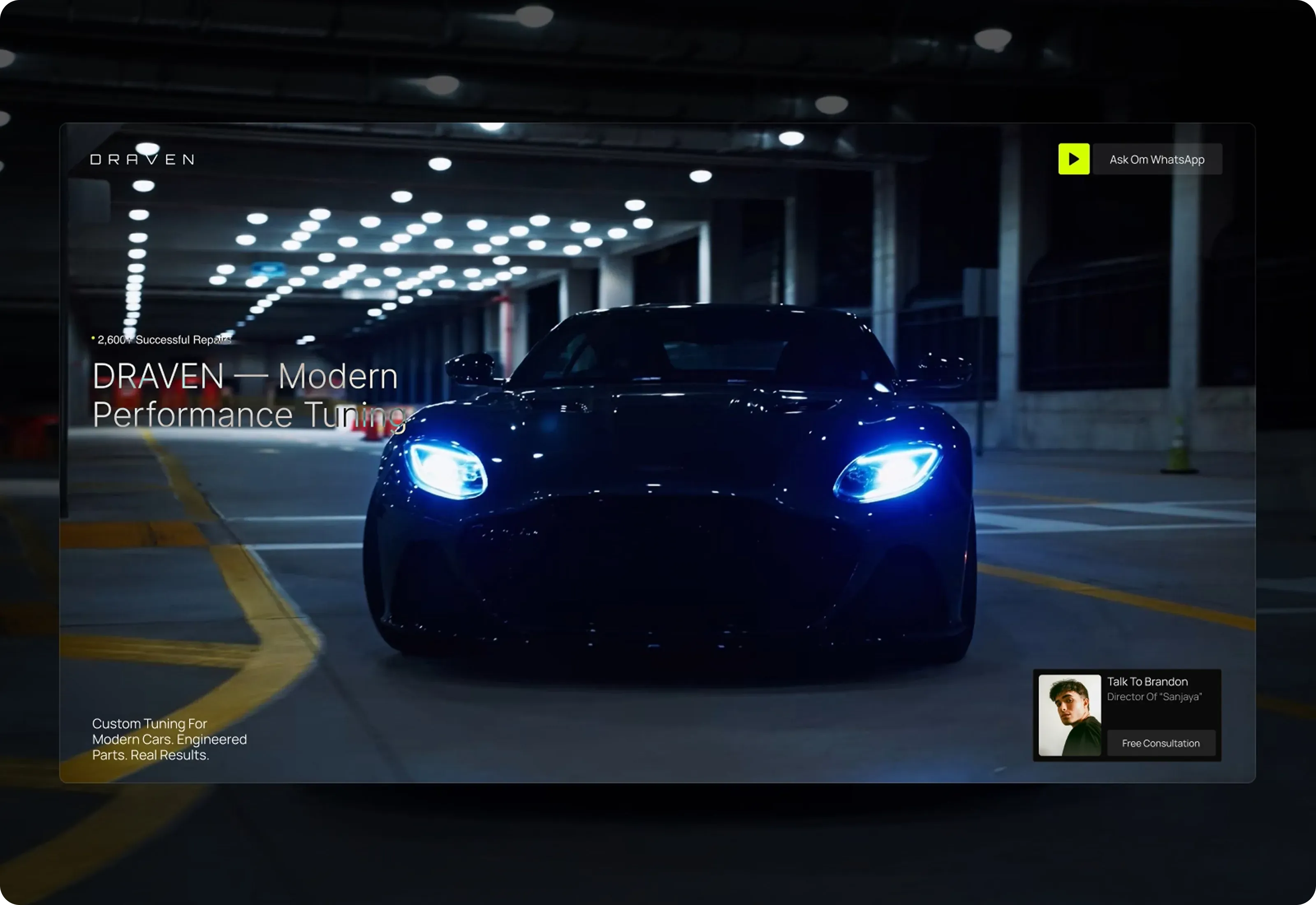 Draven Car Auto Tuning Service Template Optimized