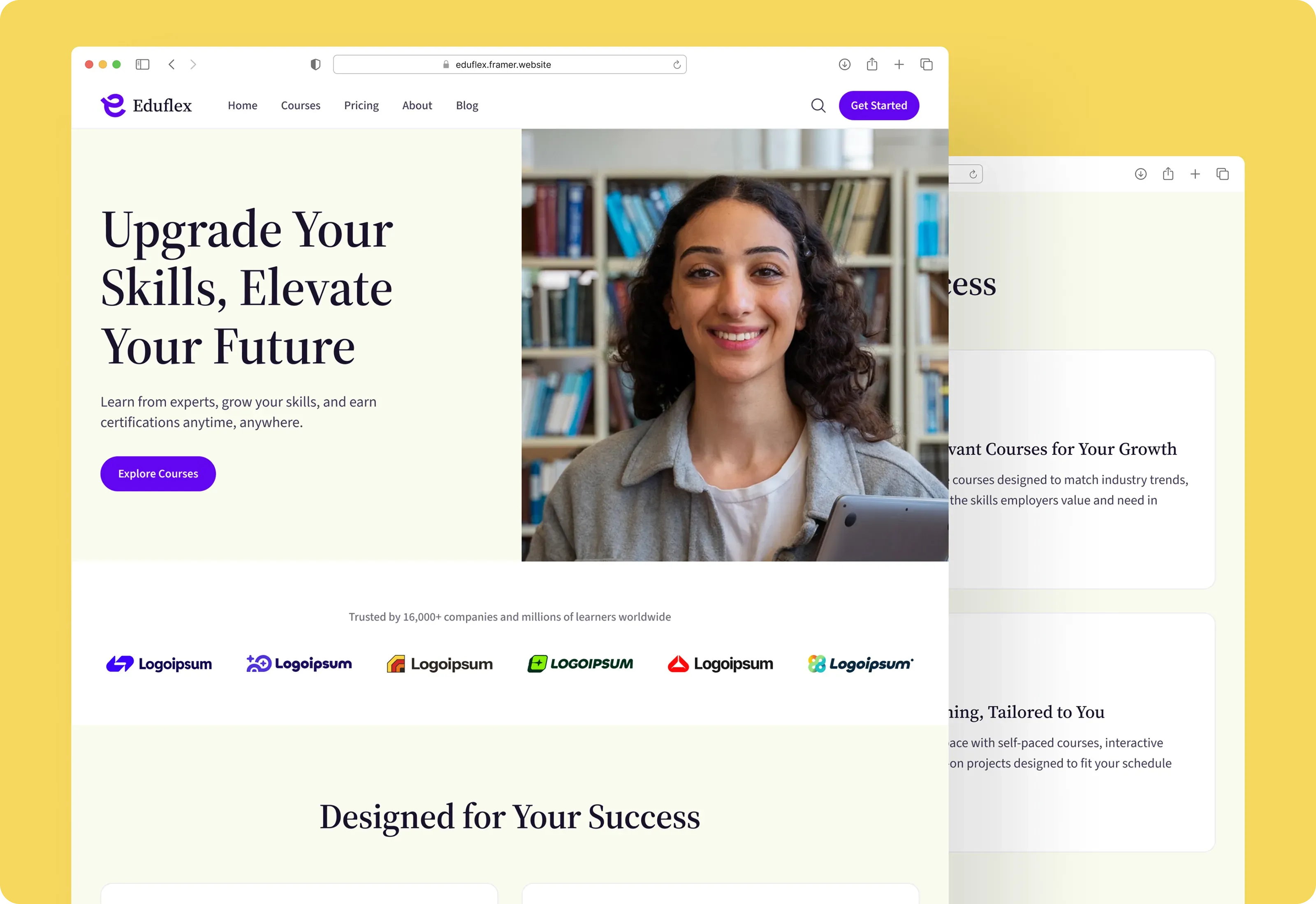 Eduflex Modern Ed Tech Website Optimized