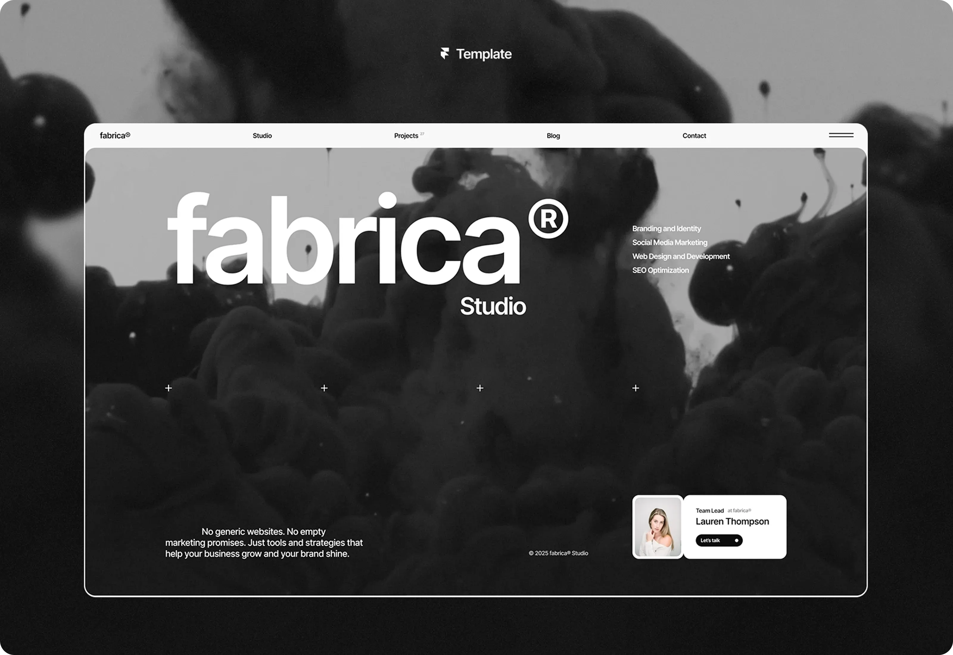 Fabrica A Refined Studio Website Optimized