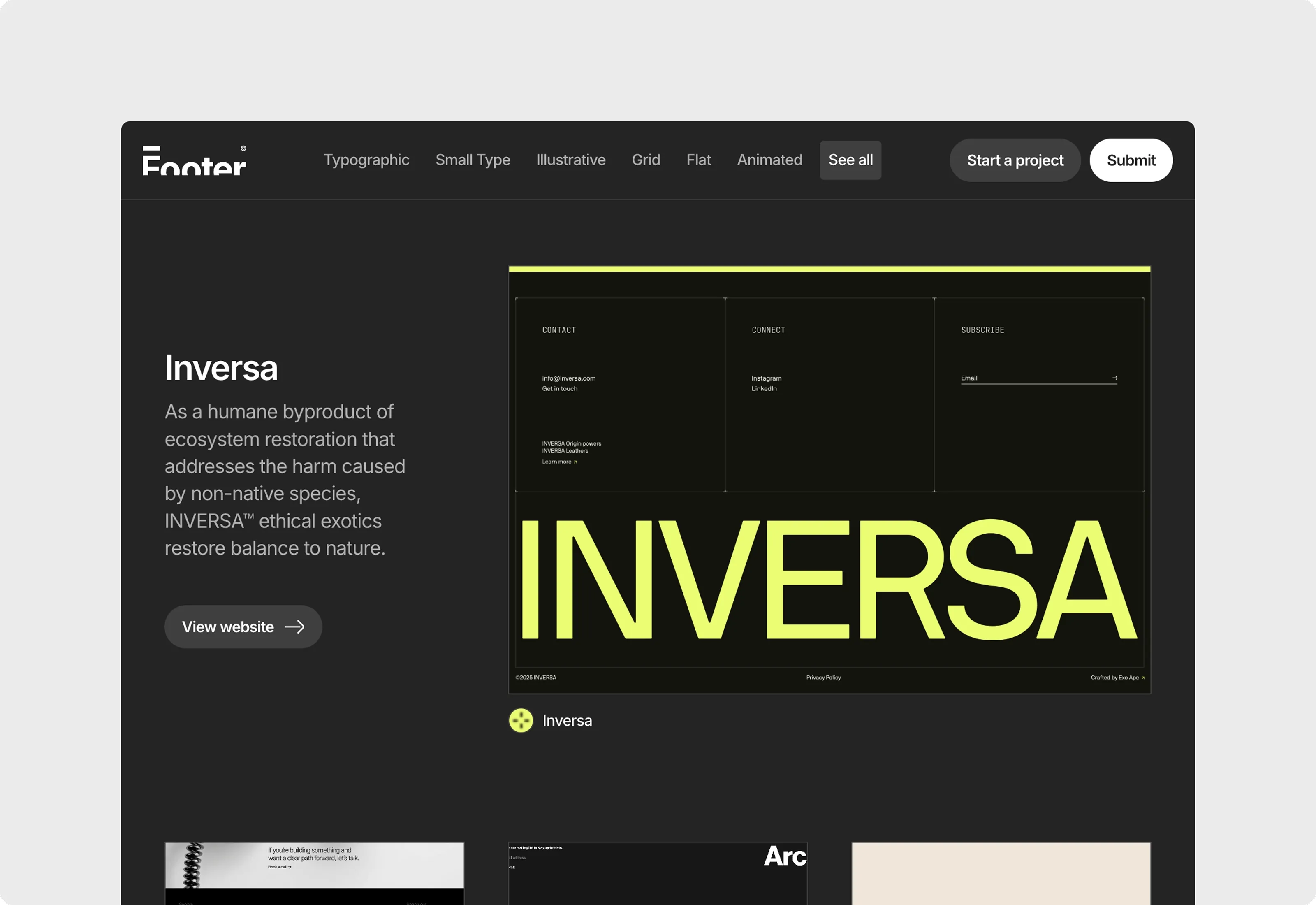 Footer Design Optimized