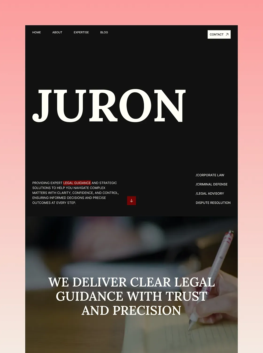 Juron Framer Template – Consulting | DiverseKit