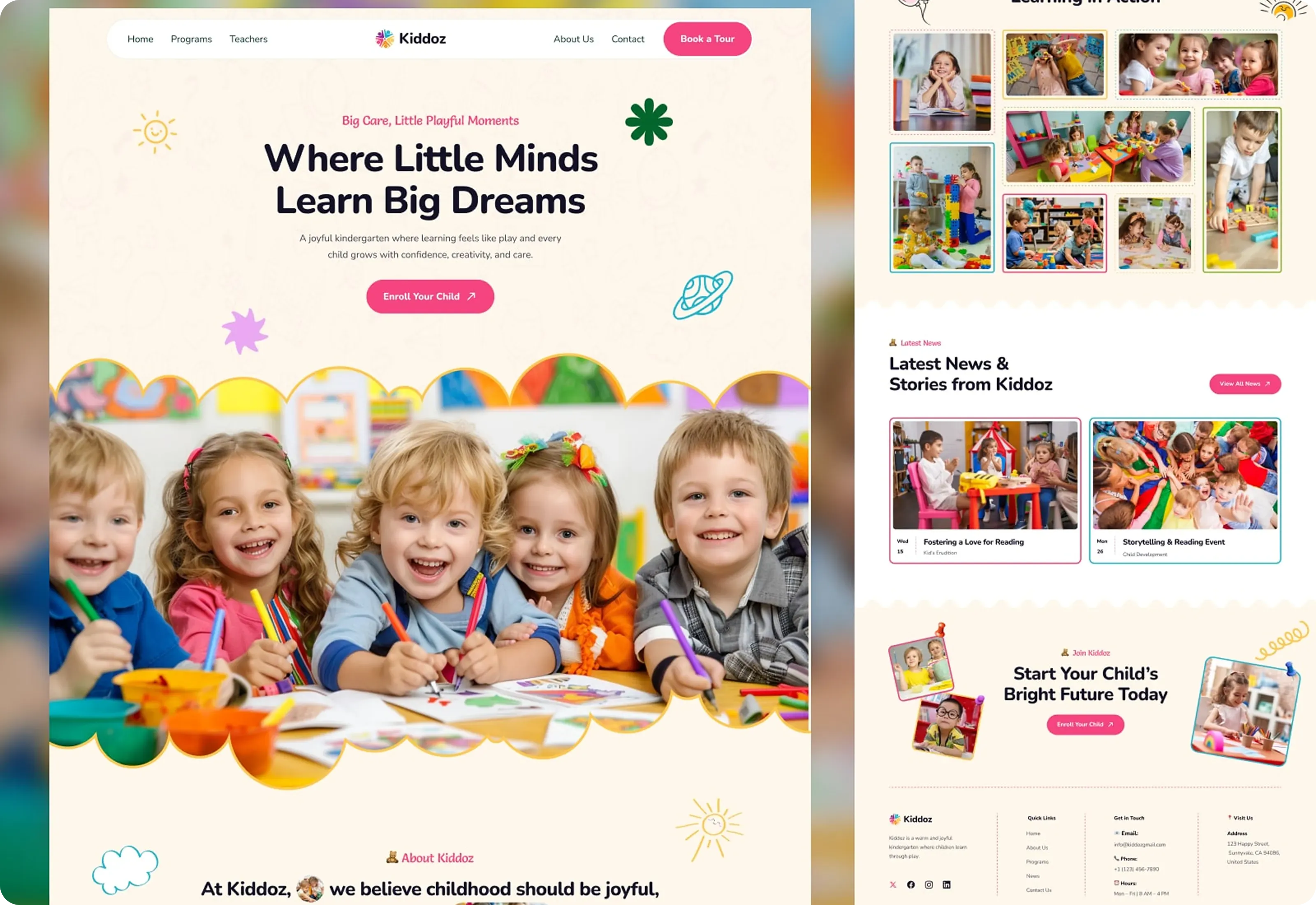 Kiddoz Kids And Kindergarten Optimized