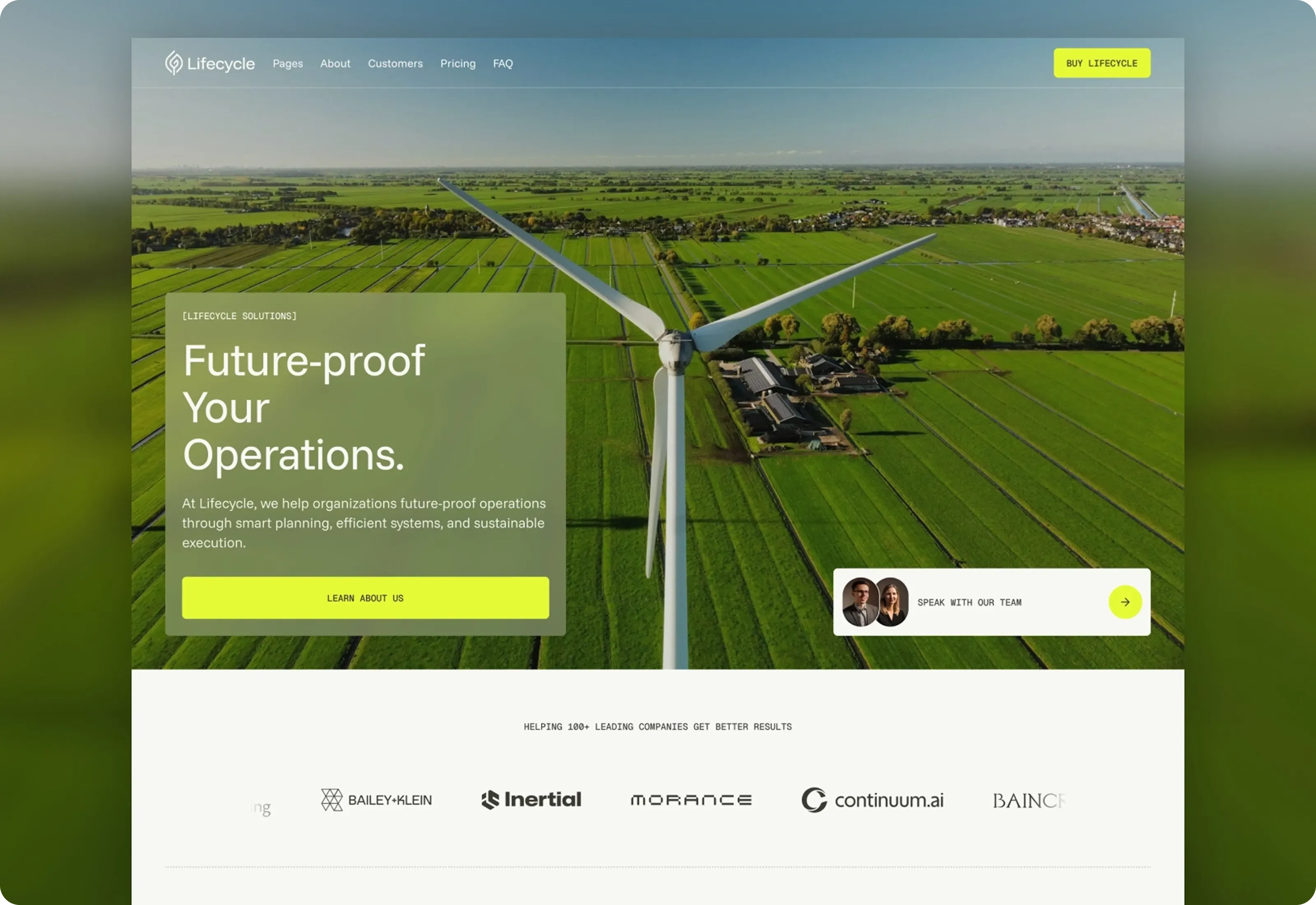 Lifecycle Sustainability Green Technology Optimized