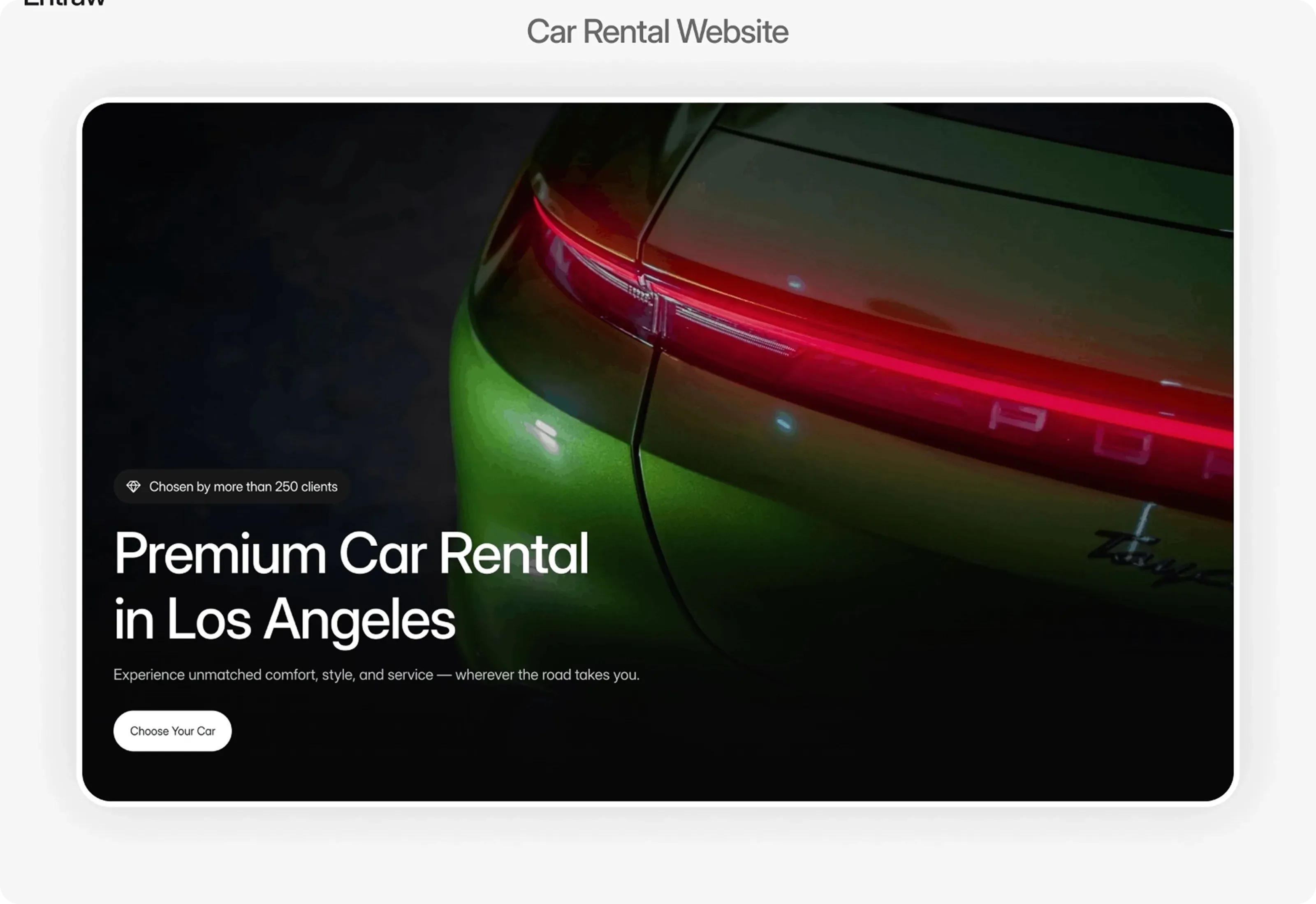 Luxerra Car Rental Website Optimized