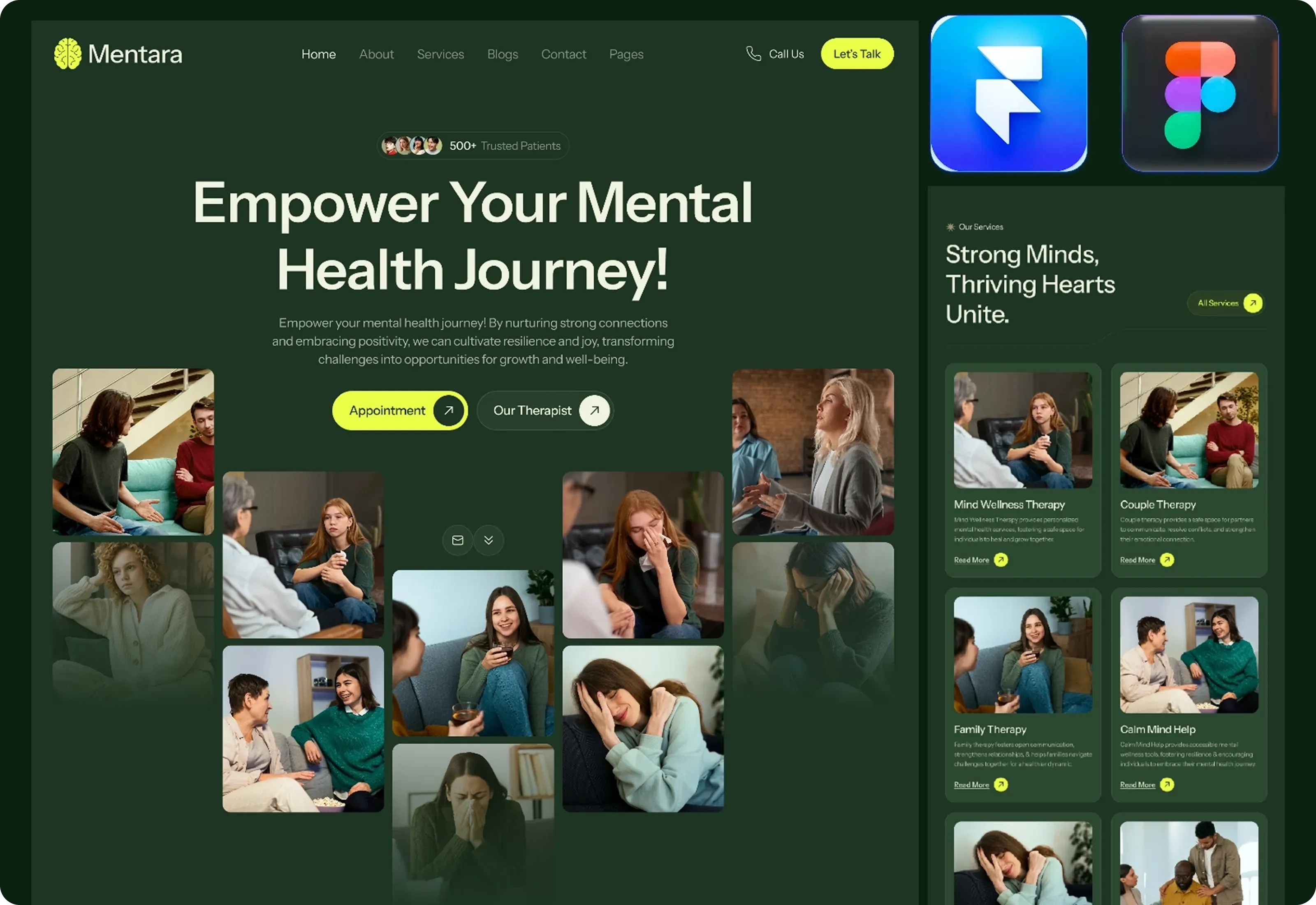 Mentara Wellness Website Optimized