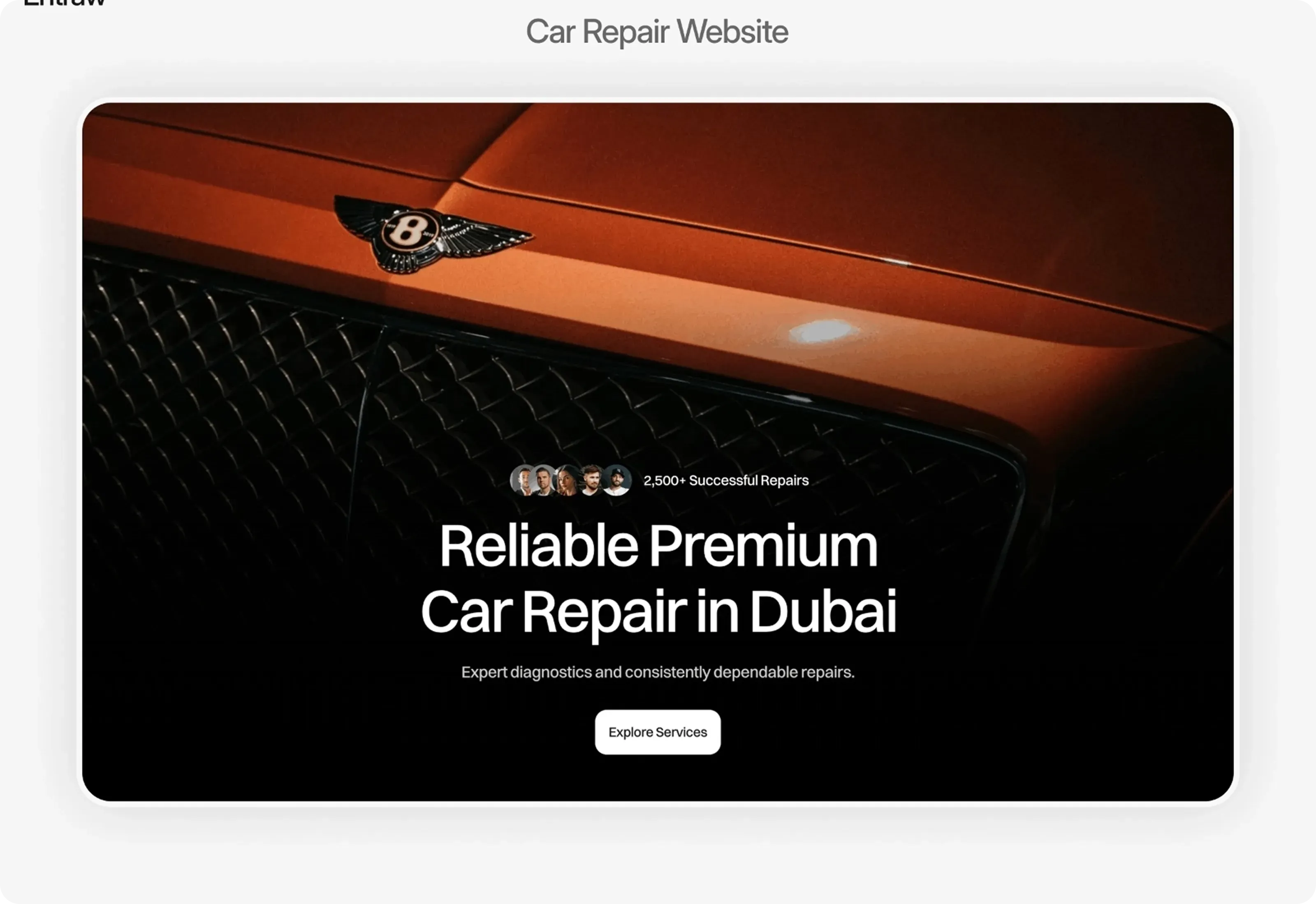 Motorium Car Repair Website Optimized