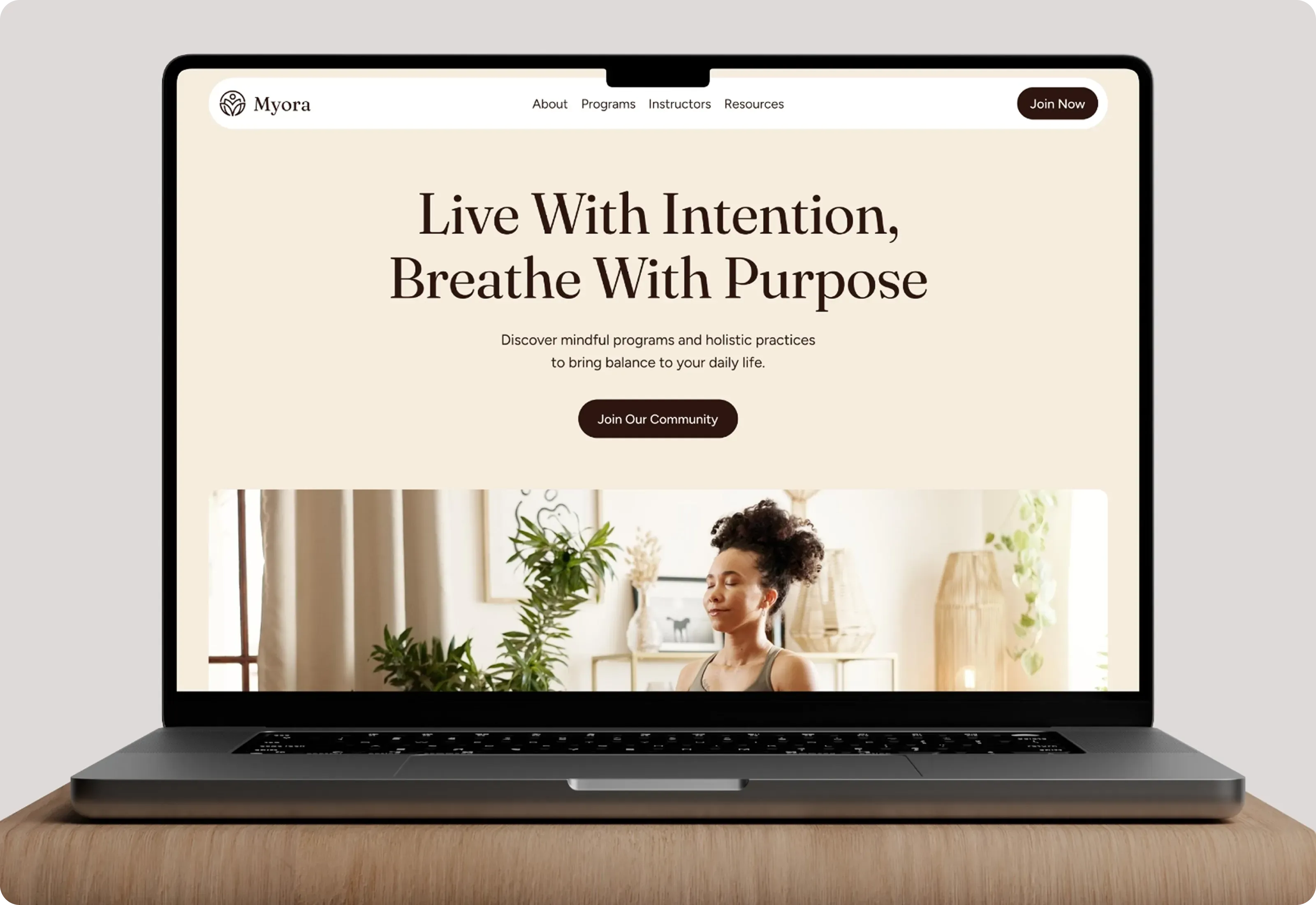 Myora Yoga Wellness Website Optimized