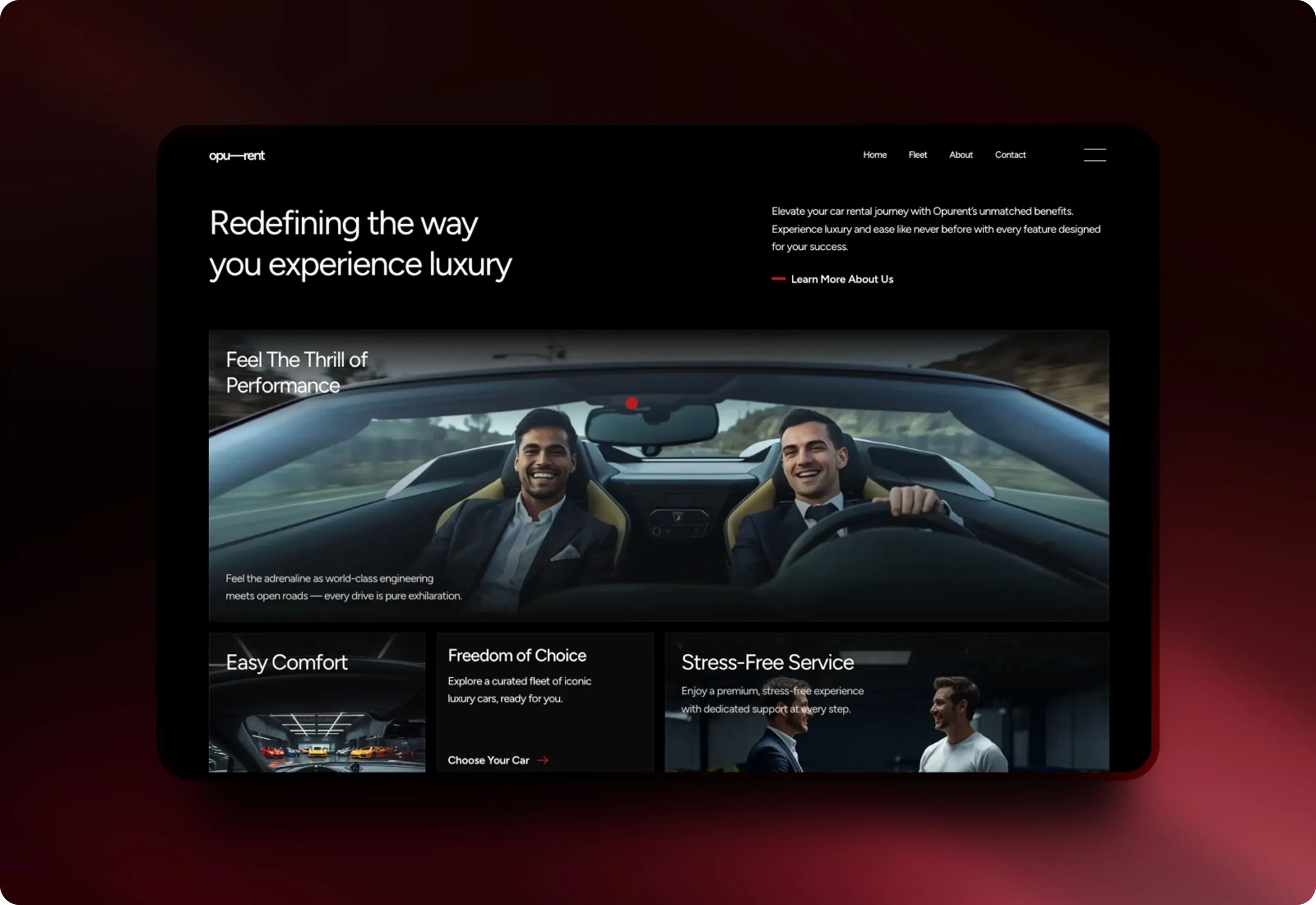 Opurent Luxury Car Rental Optimized