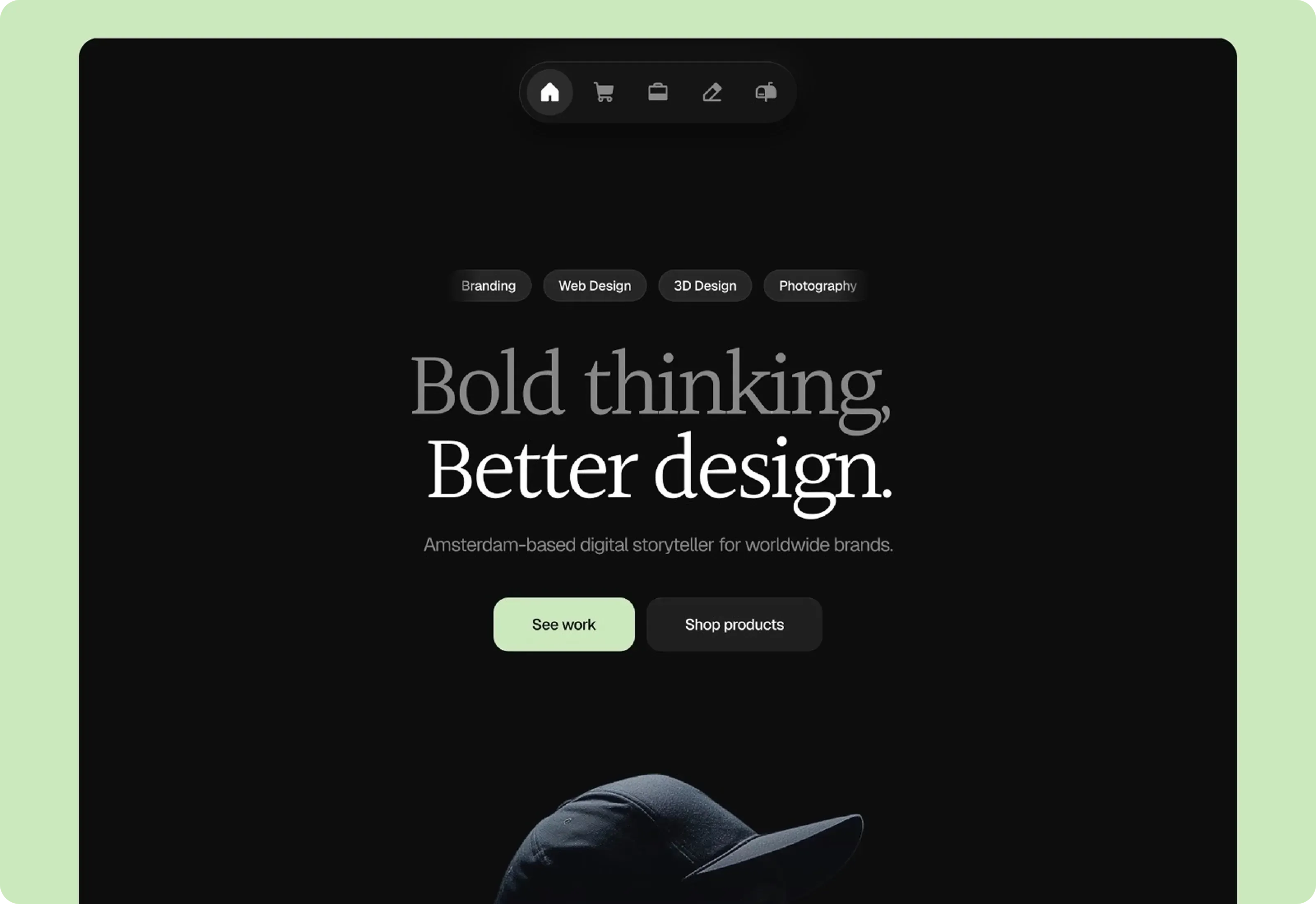 Refined Minimal Portfolio Website Optimized