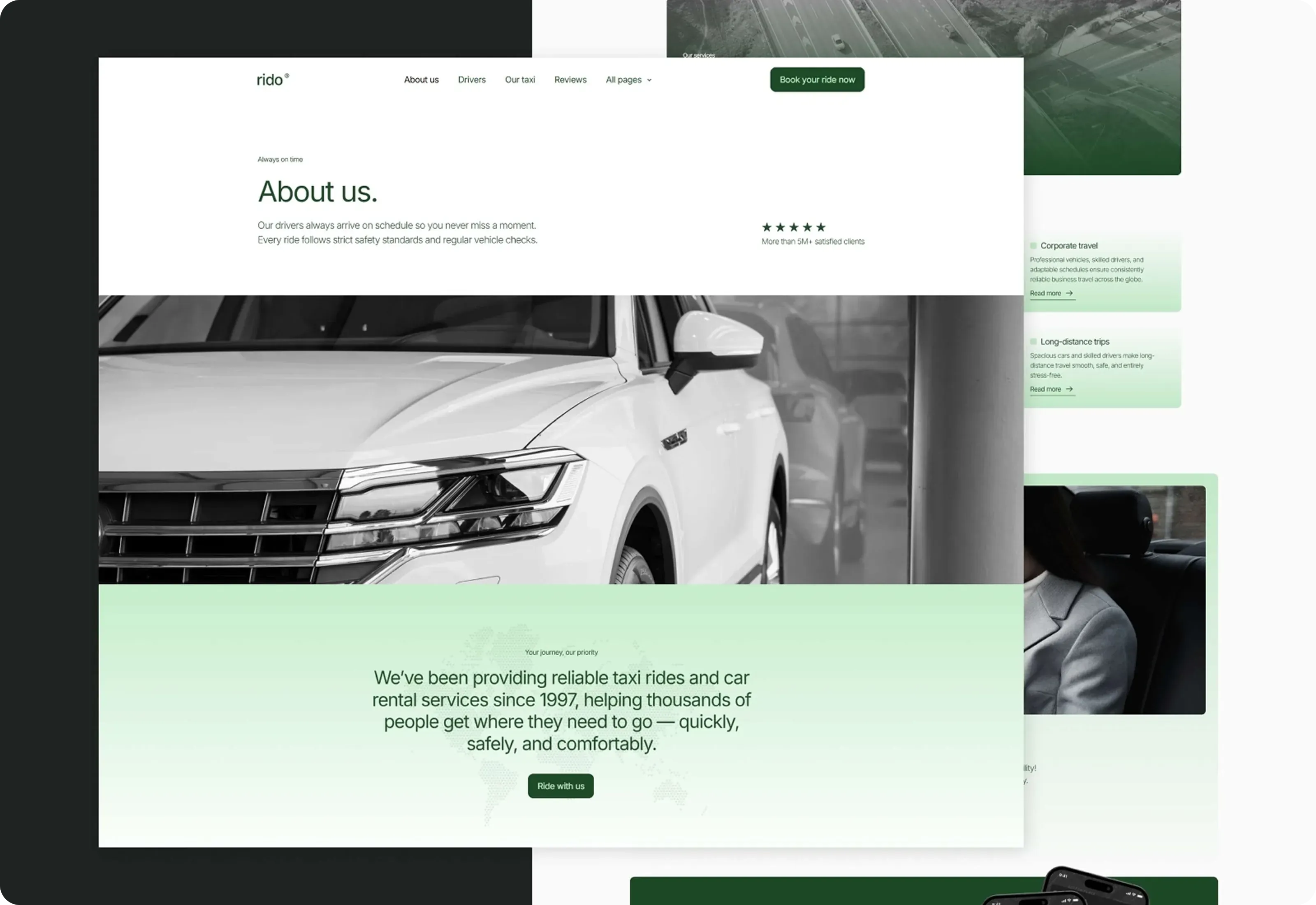 Rido Taxi And Car Rental Optimized