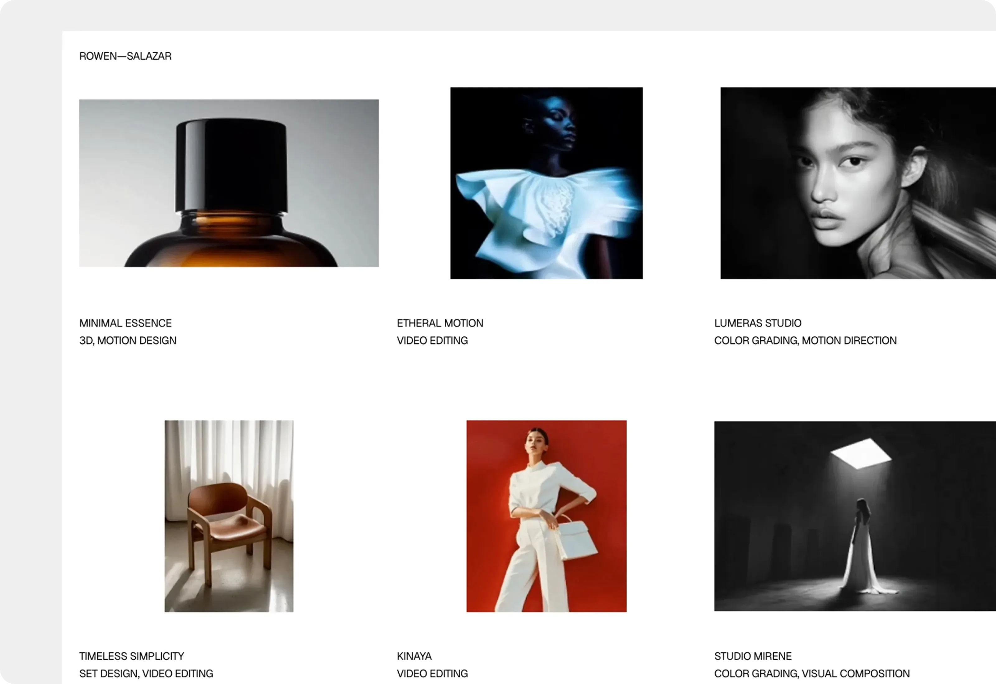 Rowen Editorial Portfolio With Showreel Optimized