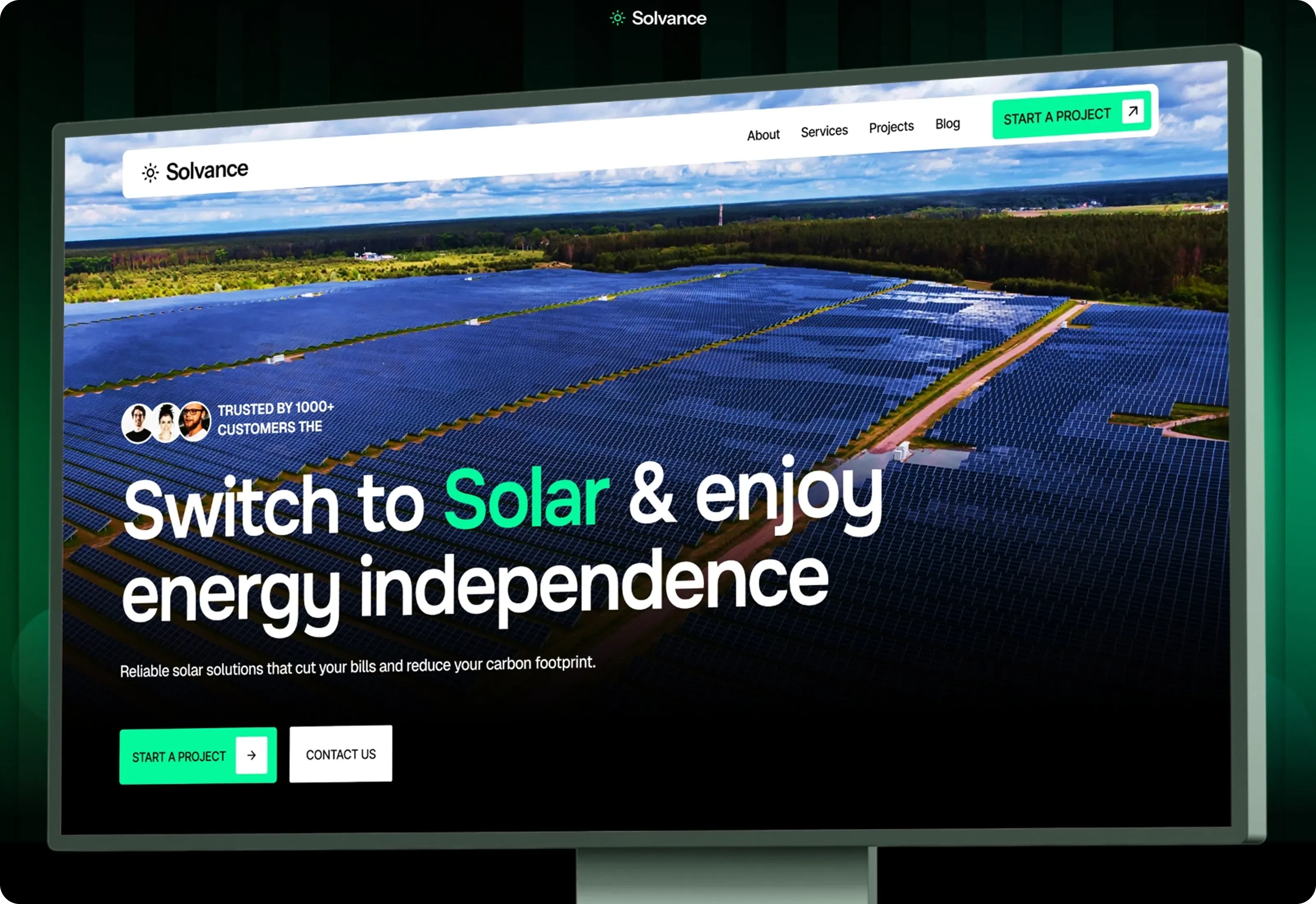 Solvance Solar Energy Website Optimized