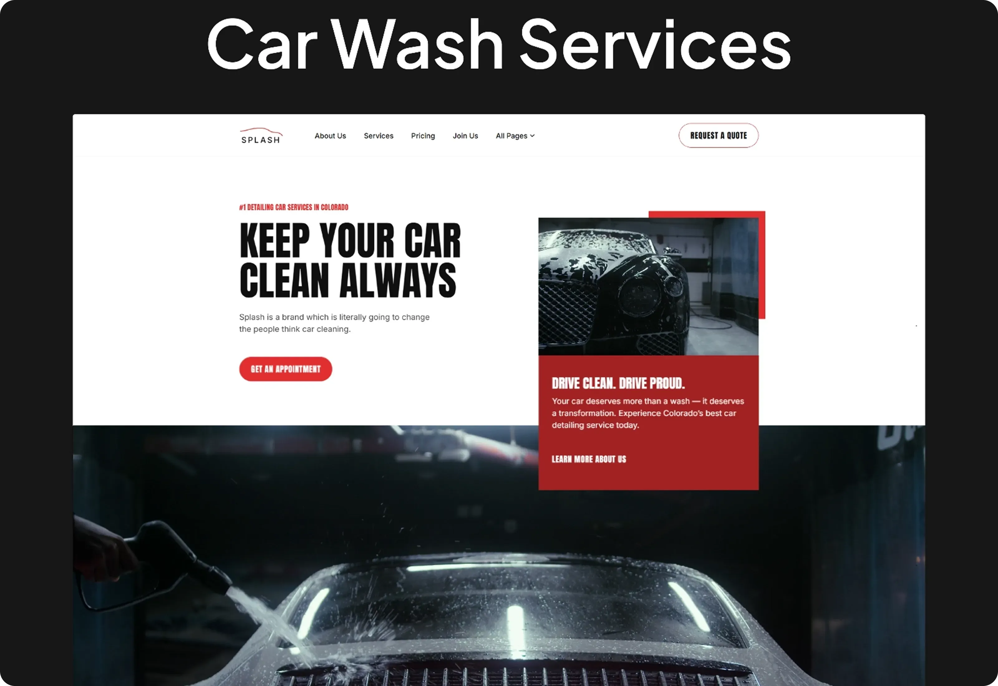 Splash Car Wash Services Optimized