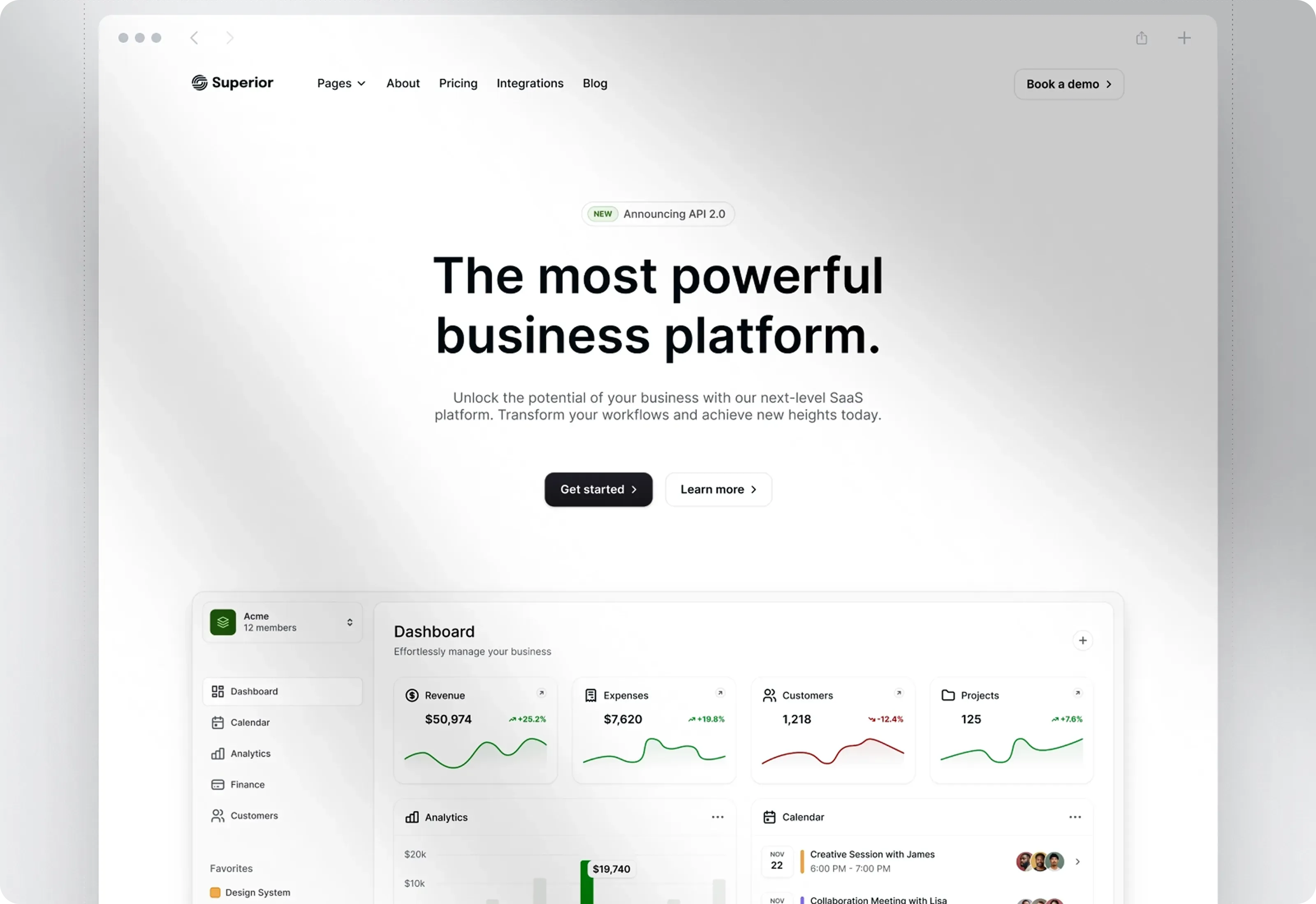 Superior Startup Saa S Optimized