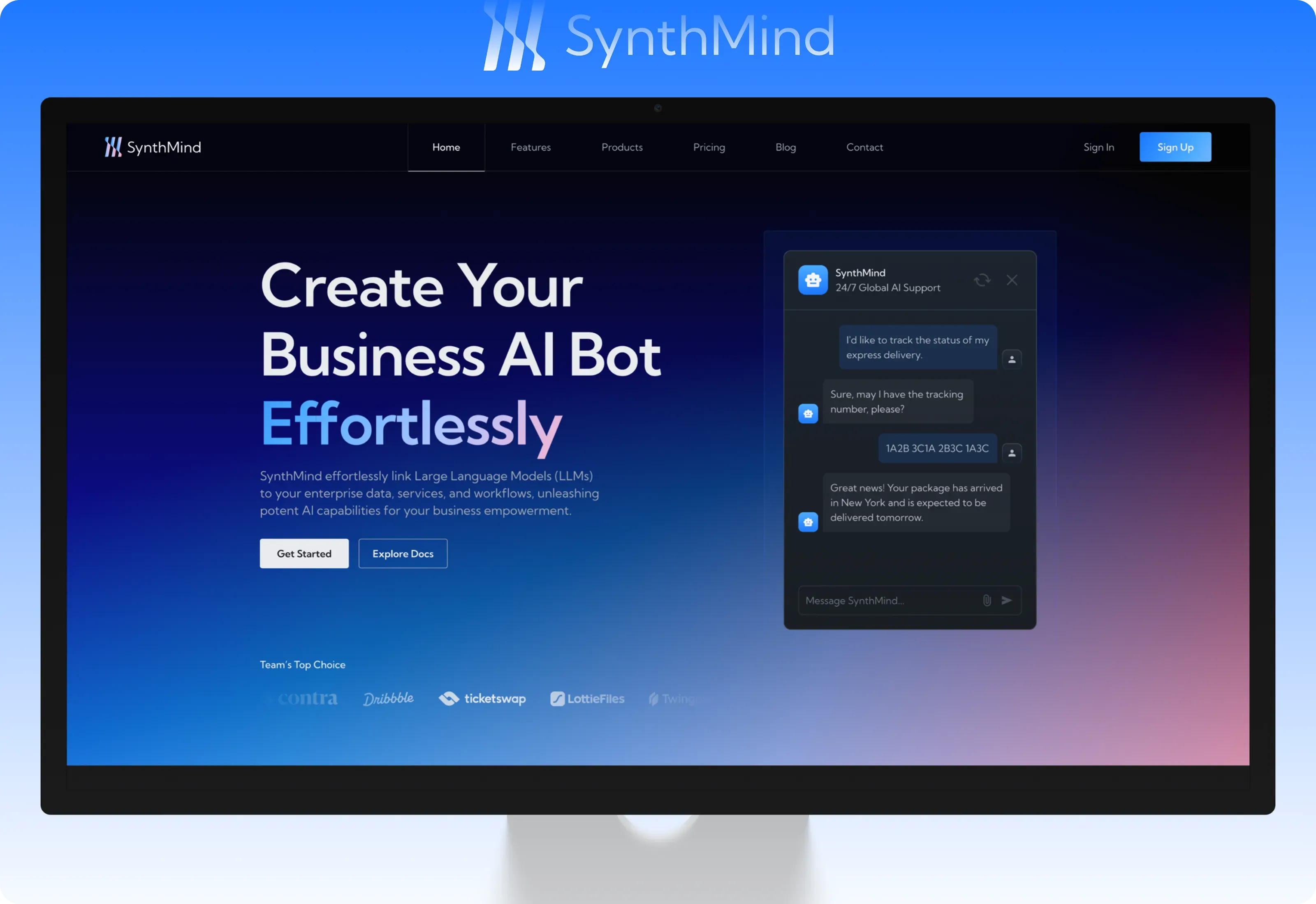 Synth Mind Ai Saa S Tech Website Optimized