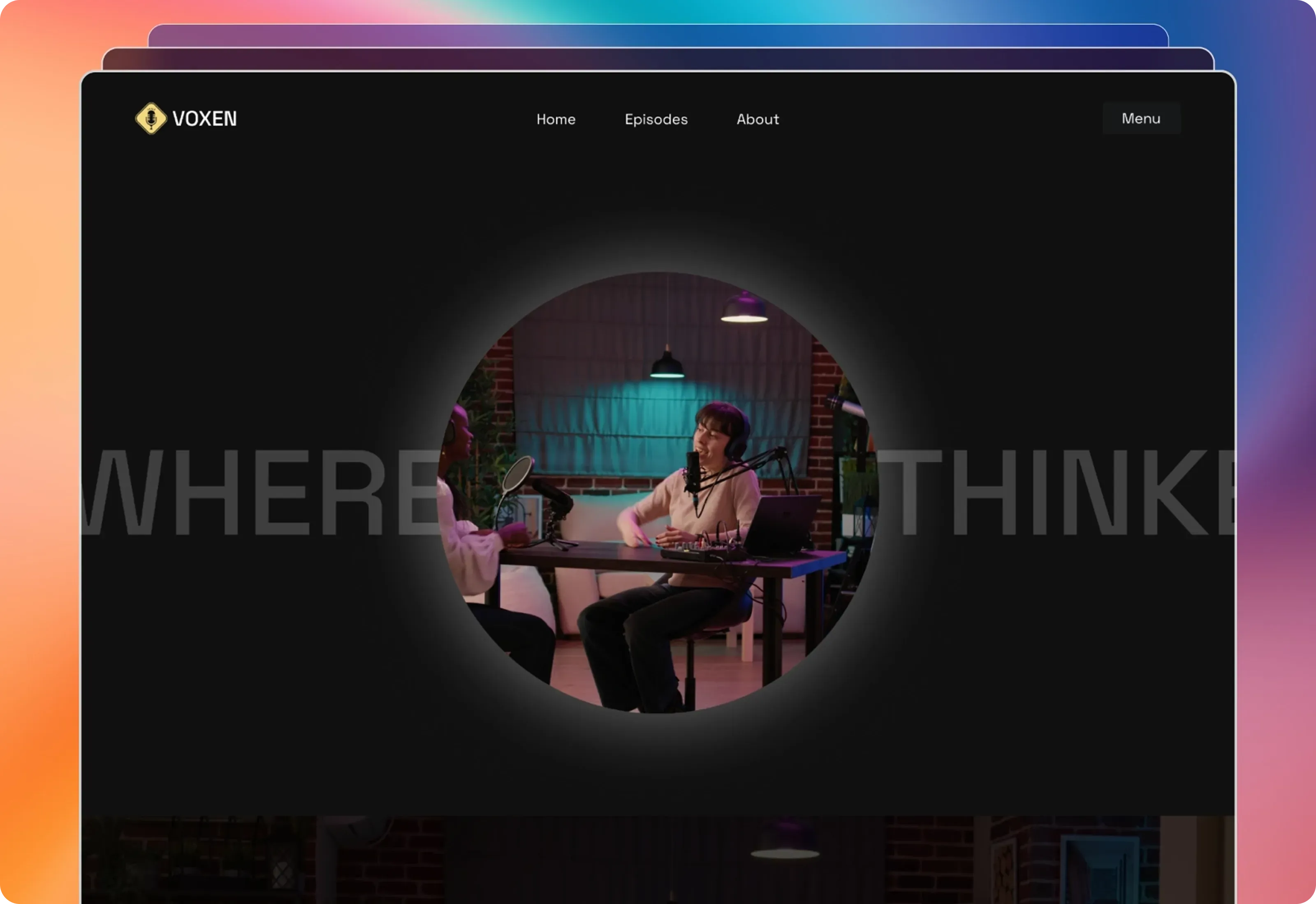 Voxen Podcast Website Framer Optimized