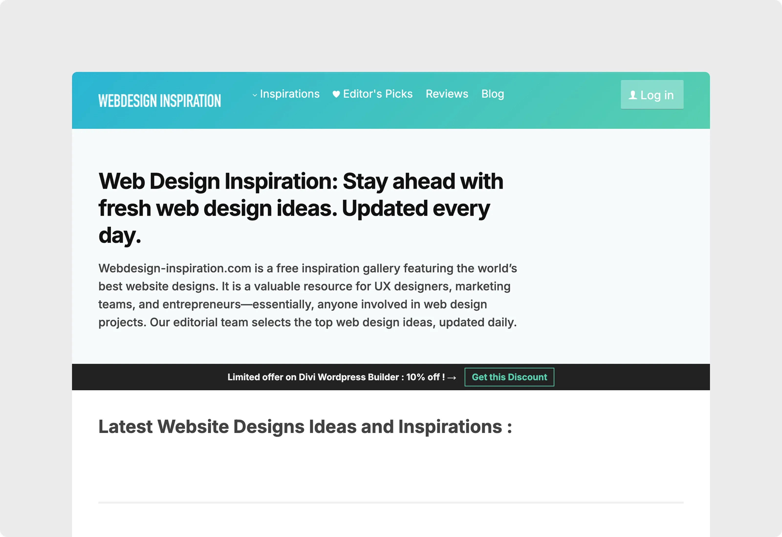 Web Design Inspiration Optimized