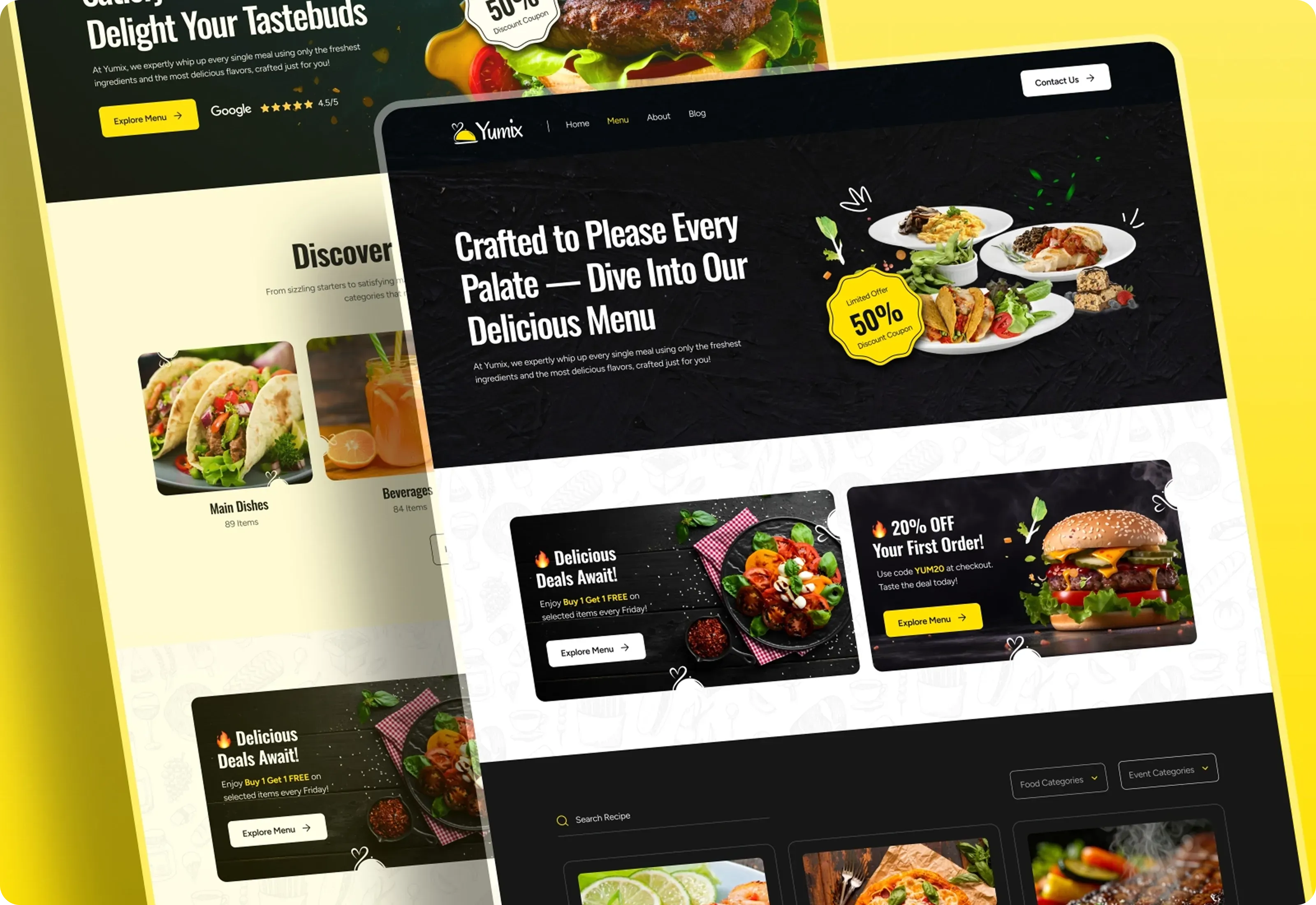 Yumix Perfect Theme For Food Brands Optimized